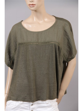 t-shirt  pako-litto kaki