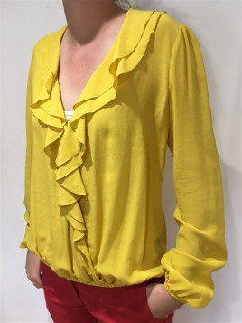 blouse summum jaune