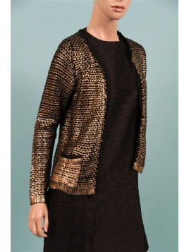 gilet molly bracken noir/or