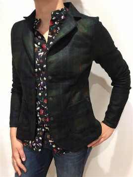 veste ottod'ame ecossais
