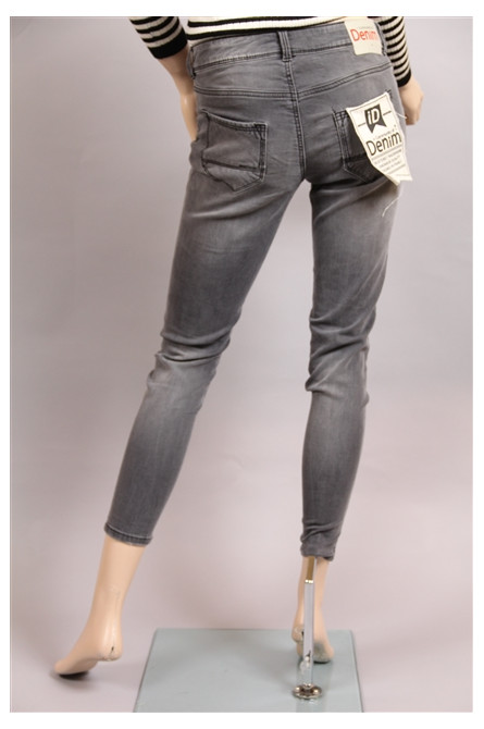 Kruze Jeans Cargo Homme Grandes Tailles – Combat Cargo Denim Noir Délavé Foncé, Coupe Droite Confortable