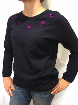 sweat des petits hauts marine
