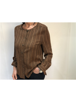 blouse indi & cold terracotta
