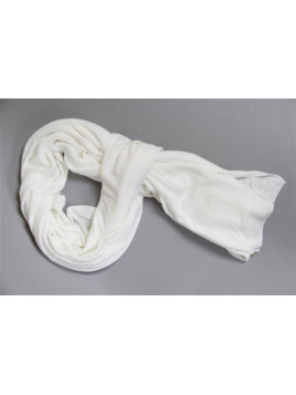 echarpe majestic blanc