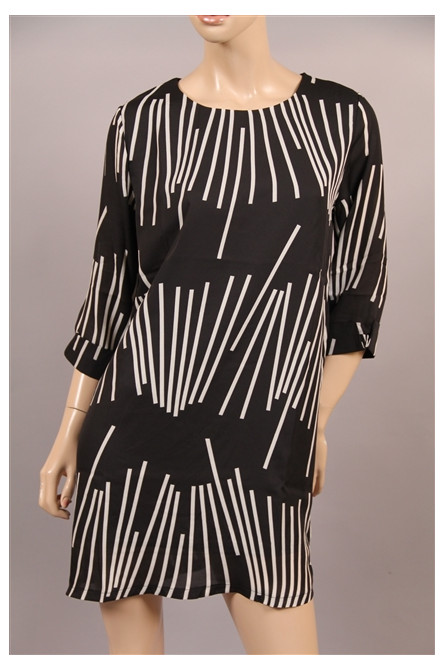 robe molly bracken noir/blanc