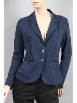 blazer bords francs marine