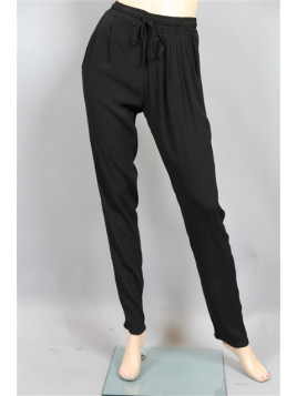 pantalon fluide pakolitto noir