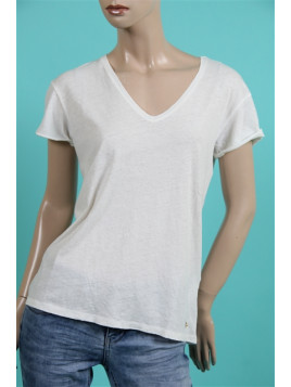 t-shirt  col v rihona des...