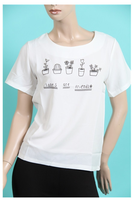 t-shirt molly bracken blanc
