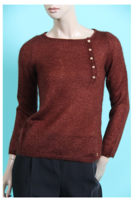 pull des petits hauts chataigne