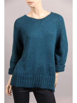 pull pako-litto bleu petrole