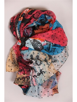 foulard desigual multicolor
