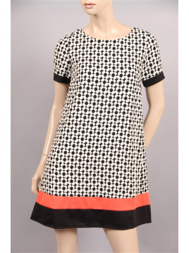 robe molly bracken noir/blanc