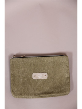 pochette mila louise kaki
