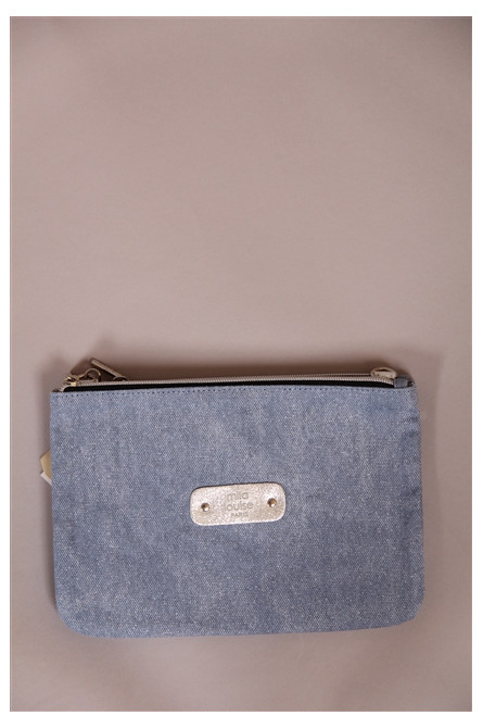 pochette mila louise bleu