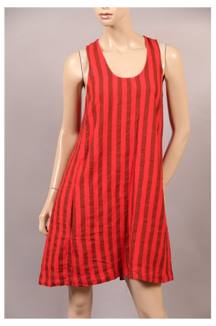robe pako -litto rayure rouge