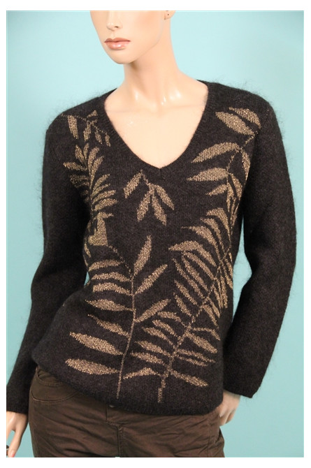 pull des petits hauts gris chiné