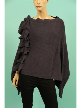 poncho molly bracken bleu