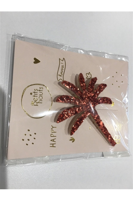 broche des petits hauts terracotta