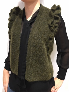 gilet des petits hauts olive