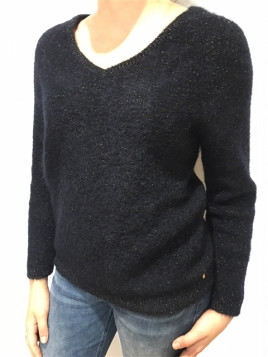 pull des petits hauts marine