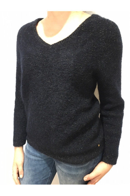pull des petits hauts marine