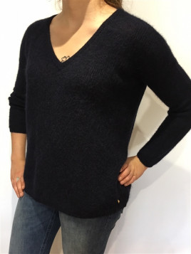 pull des petits hauts marine