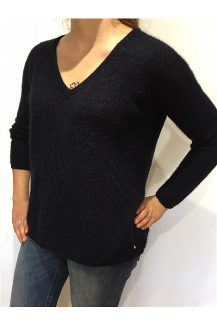 pull des petits hauts marine
