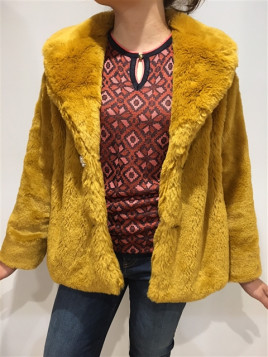 veste ottod'ame moutarde