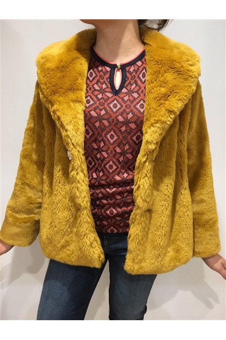 veste ottod'ame moutarde