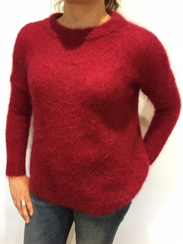 pull des petits hauts cerise